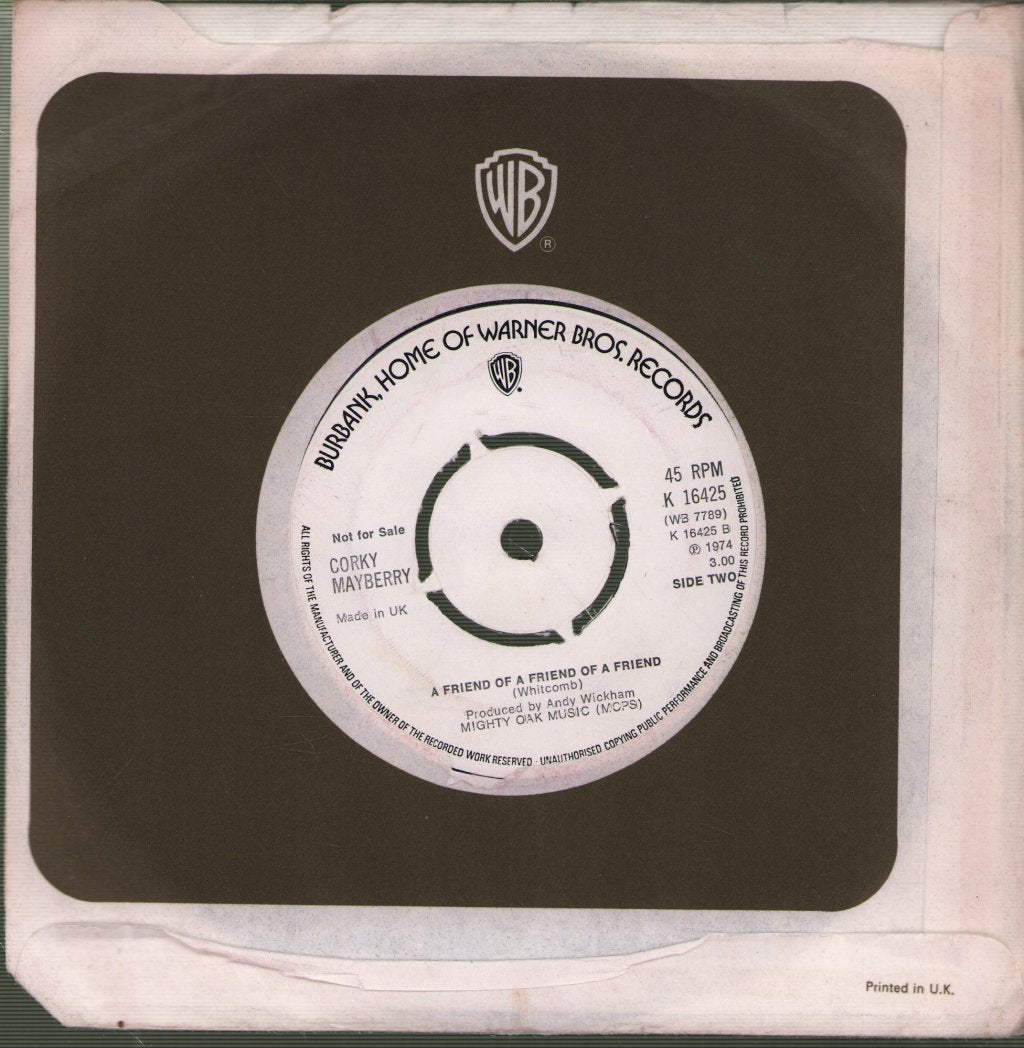 Corky Mayberry - Whispering Grass - 7 Inch