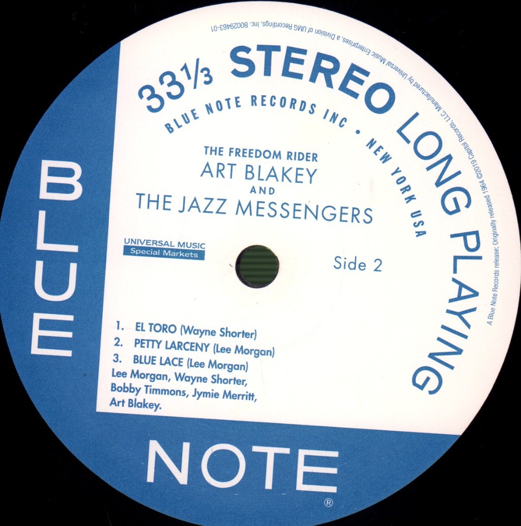 Art Blakey And The Jazz Messengers - Freedom Rider - Lp