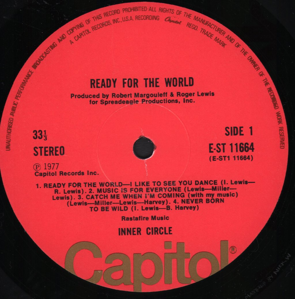 Inner Circle (Reggae) - Ready For The World - Lp