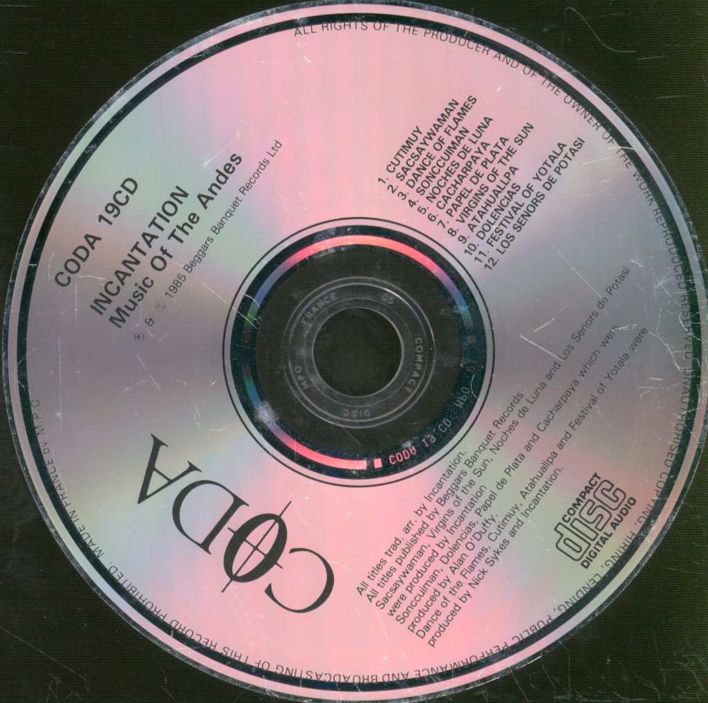 Incantation - Music Of The Andes - Cd