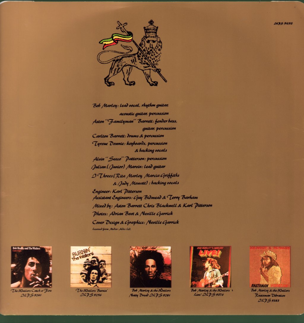 Bob Marley And The Wailers - Exodus - Lp