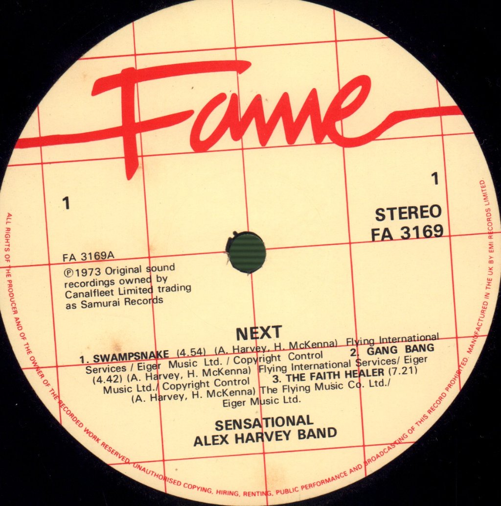 Sensational Alex Harvey Band - Next - Lp