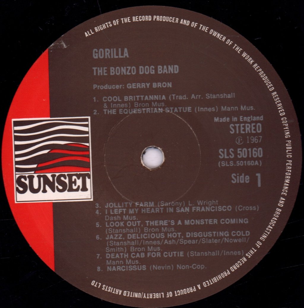 Bonzo Dog Band - Gorilla - Lp