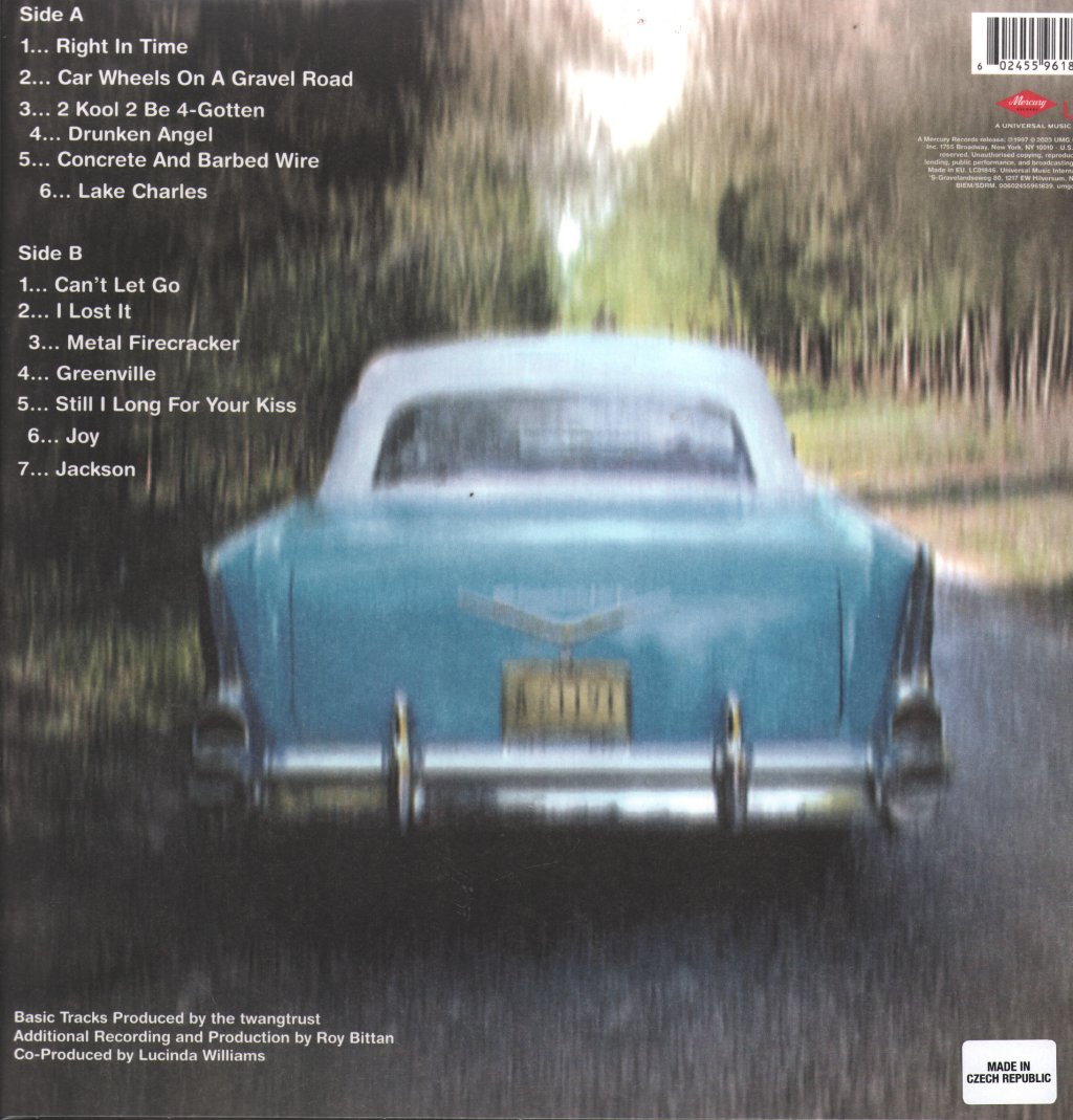 Lucinda Williams - Car Wheels On A Gravel Road - Lp