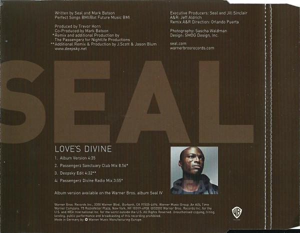 Seal - Love's Divine - Cd