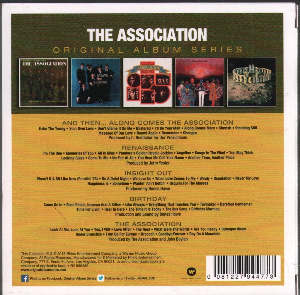 Association - Original Album Series - Cd Set