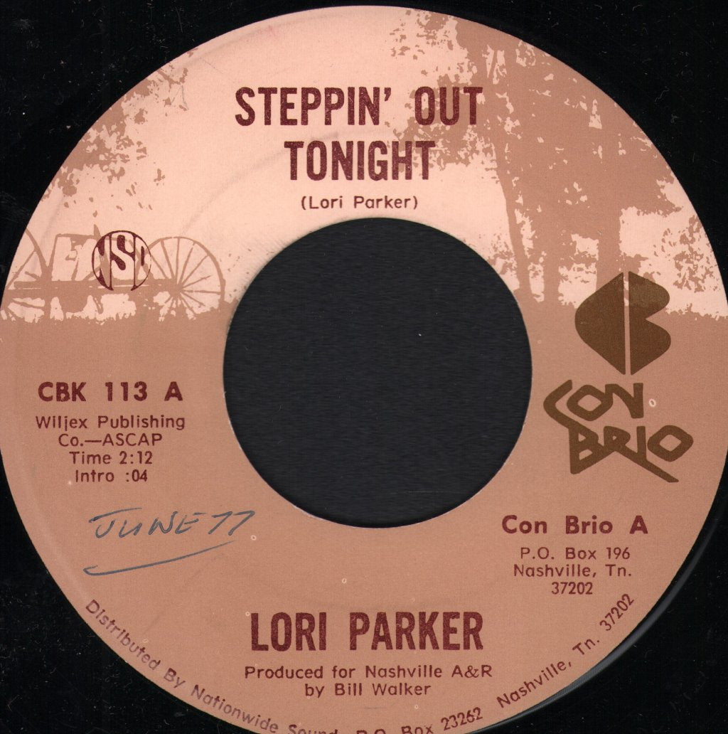 Lori Parker - Steppin Out Tonight - 7 Inch