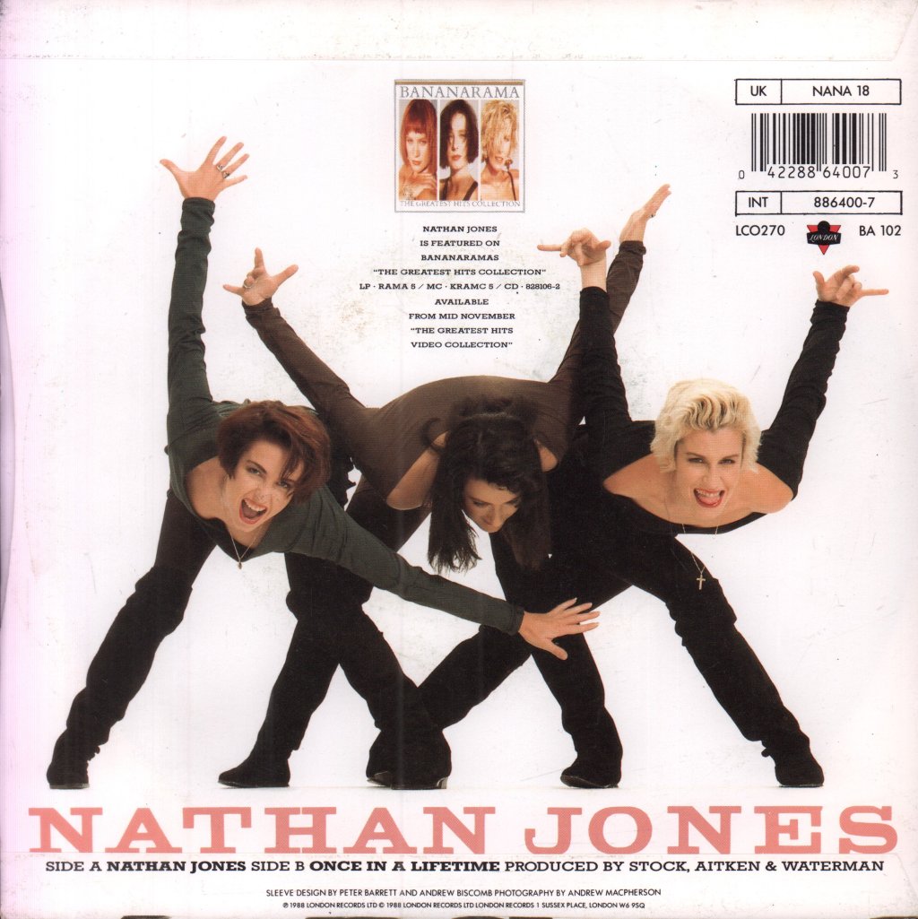 Bananarama - Nathan Jones - 7 Inch