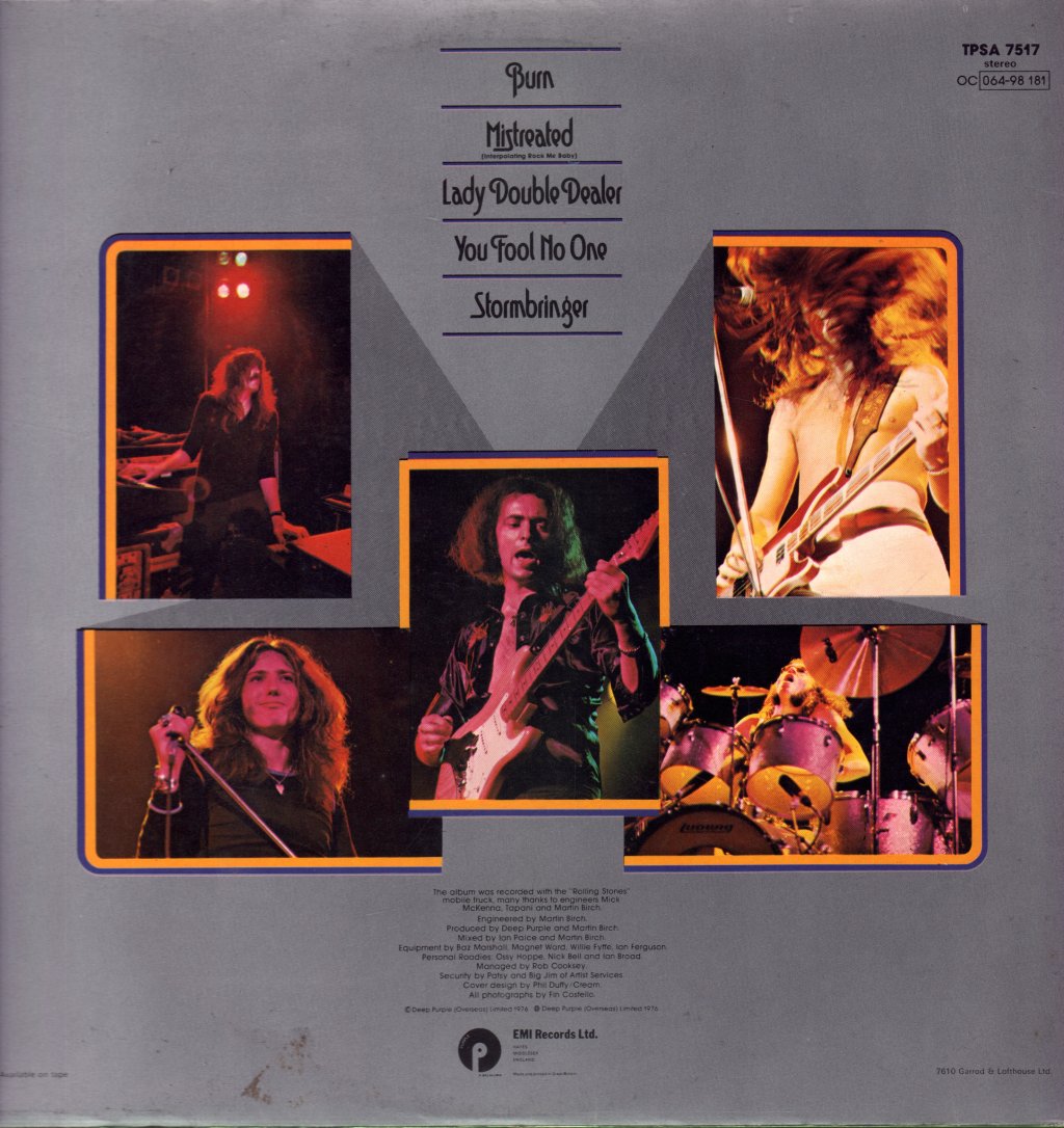 Deep Purple - Made In Europe - Lp