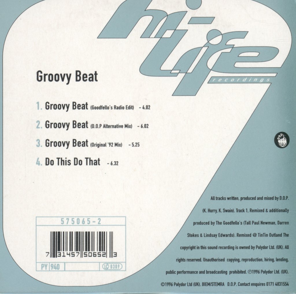 D.O.P. - Groovy Beat - Cd