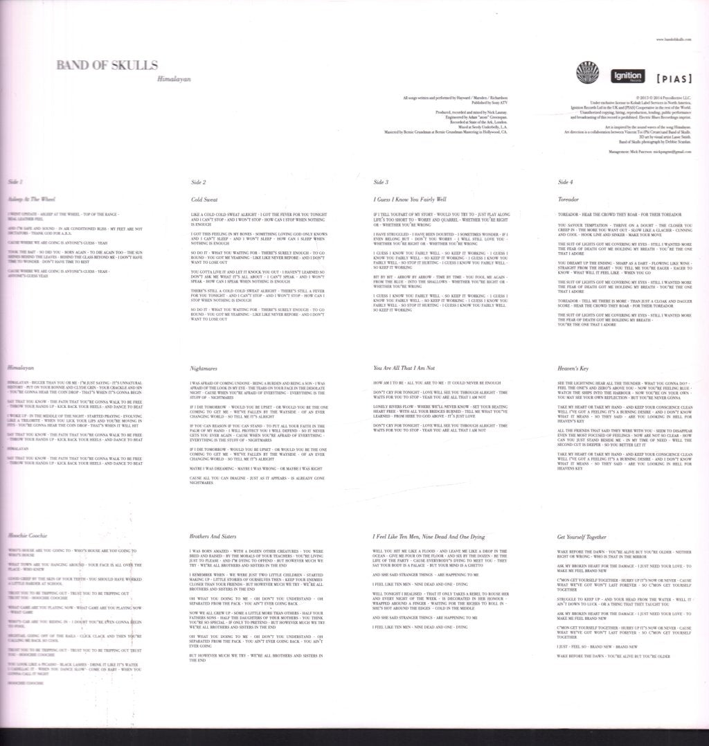 Band Of Skulls - Himalayan - Double Lp