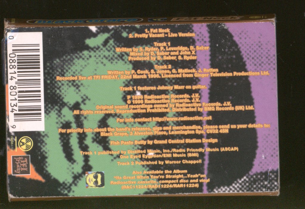 Black Grape - Fat Neck - Cassette