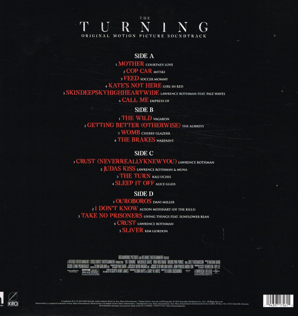 Turning - Original Motion Picture Soundtrack - Double Lp