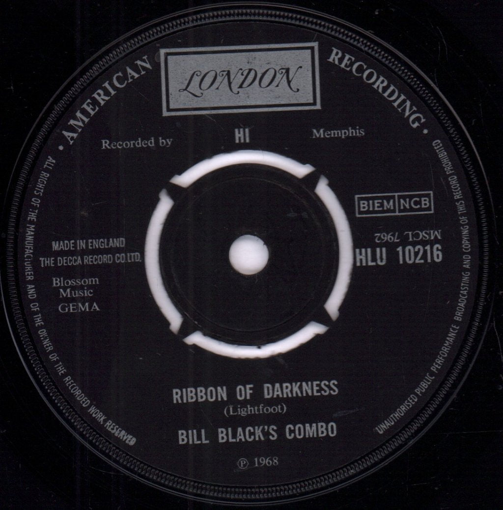 Bill Black's Combo - Turn On Your Love Light - 7 Inch