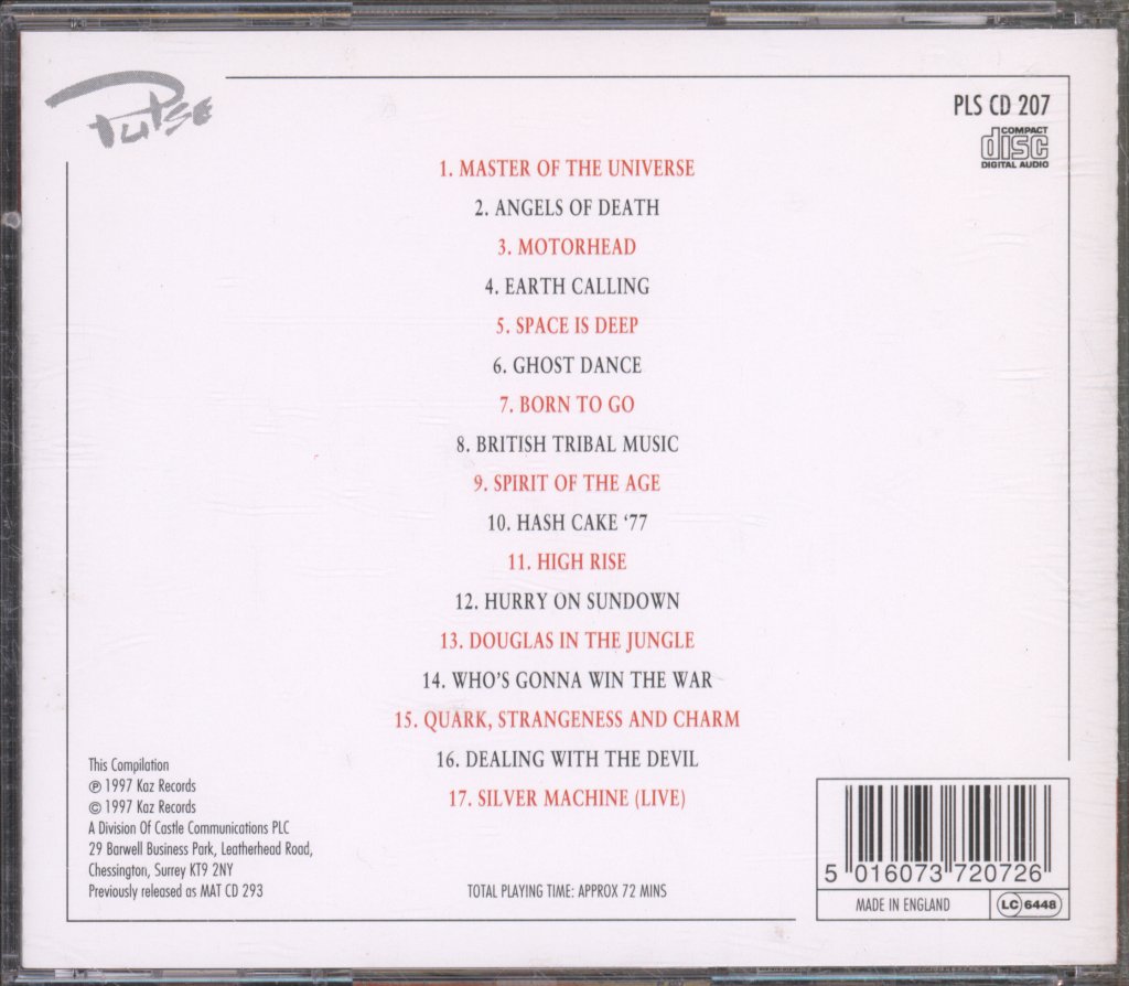 Hawkwind - Master Of The Universe - Cd