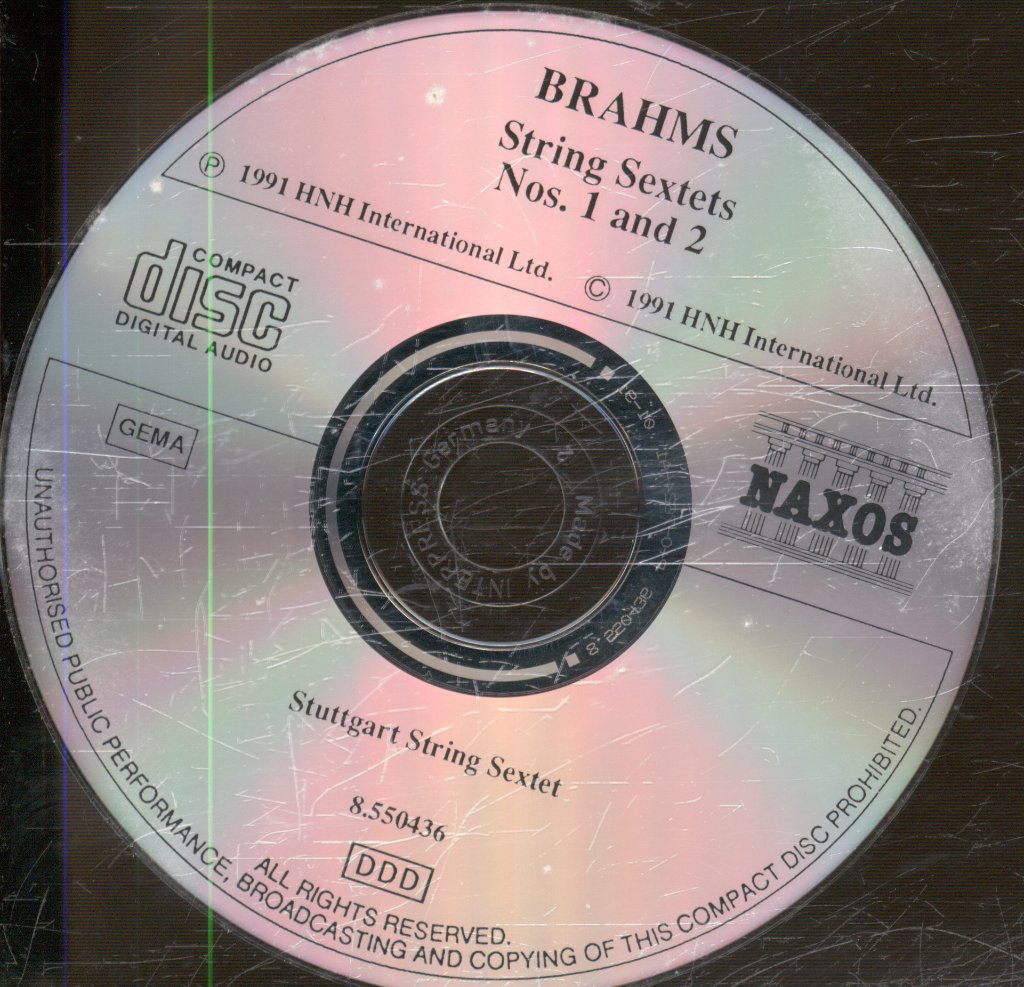 Stutgart String Sextet - Brahms - String Sextets Nos. 1 And 2 - Cd