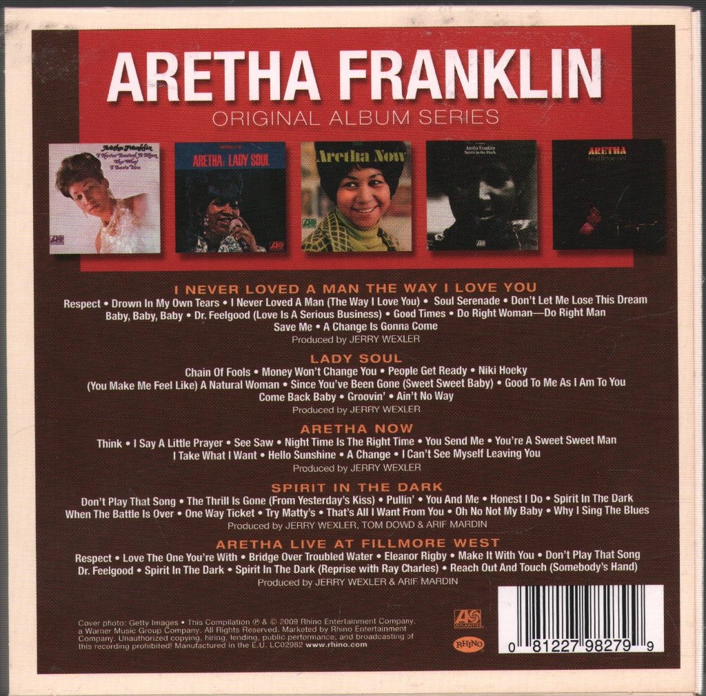 Aretha Franklin - Original Album Series - Cd Set