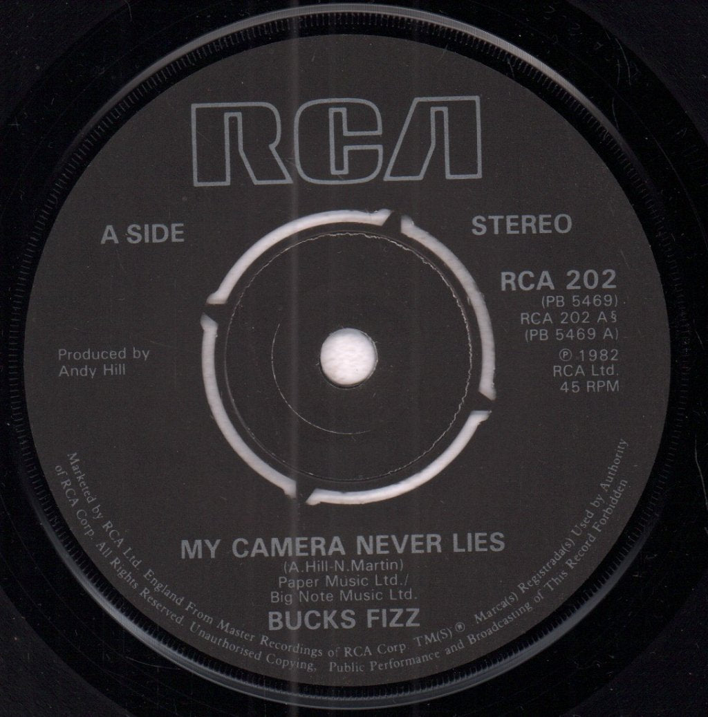 Bucks Fizz - My Camera Never Lies - 7 Inch