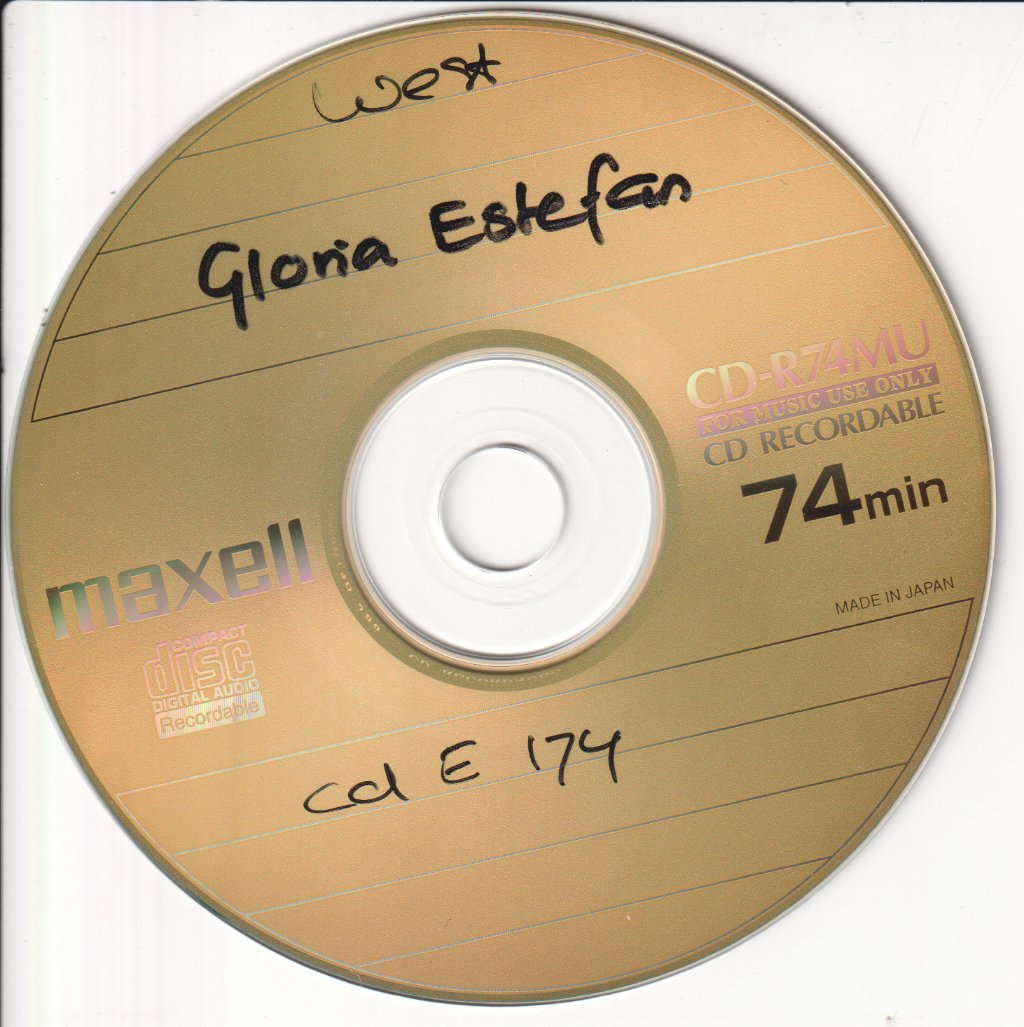 Gloria Estefan - Out Of Nowhere - Cdr