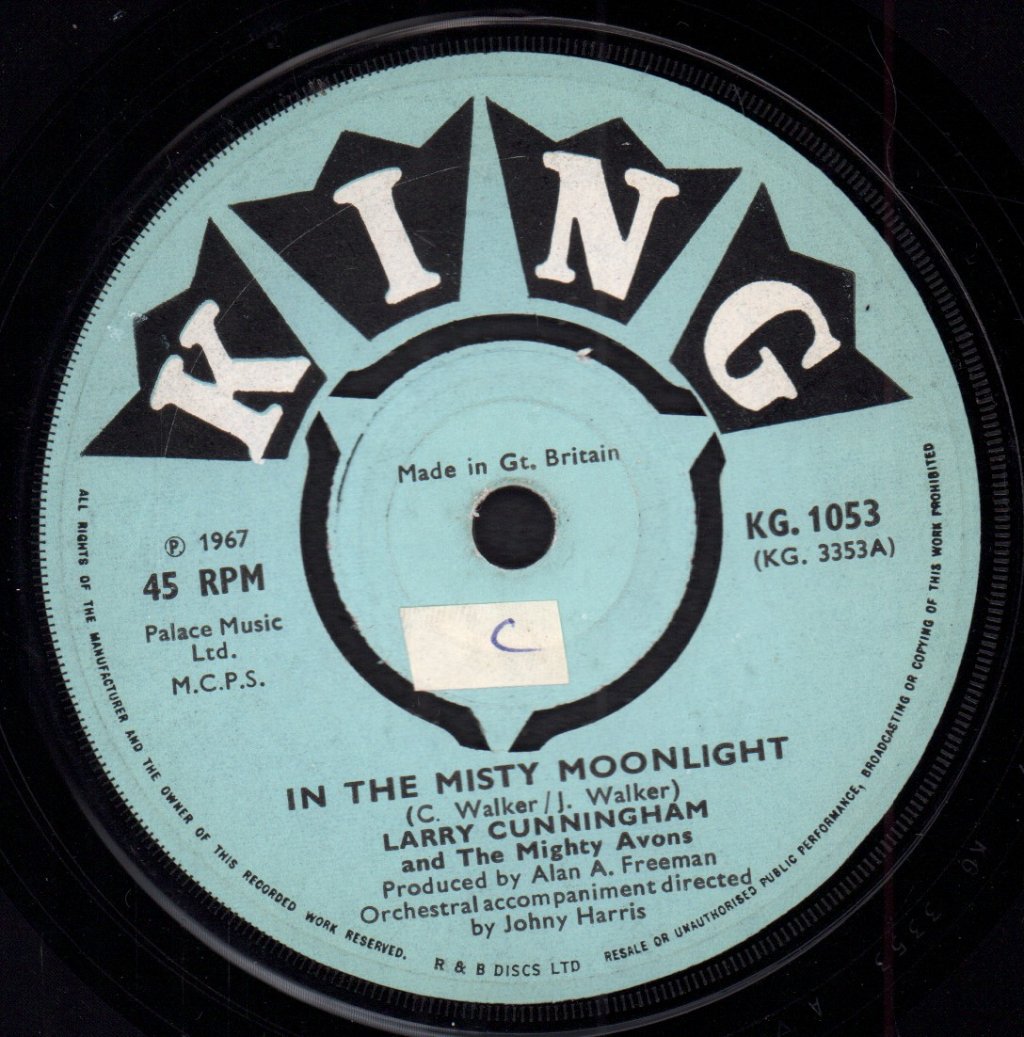 Larry Cunningham And The Mighty Avons - In The Misty Moonlight - 7 Inch