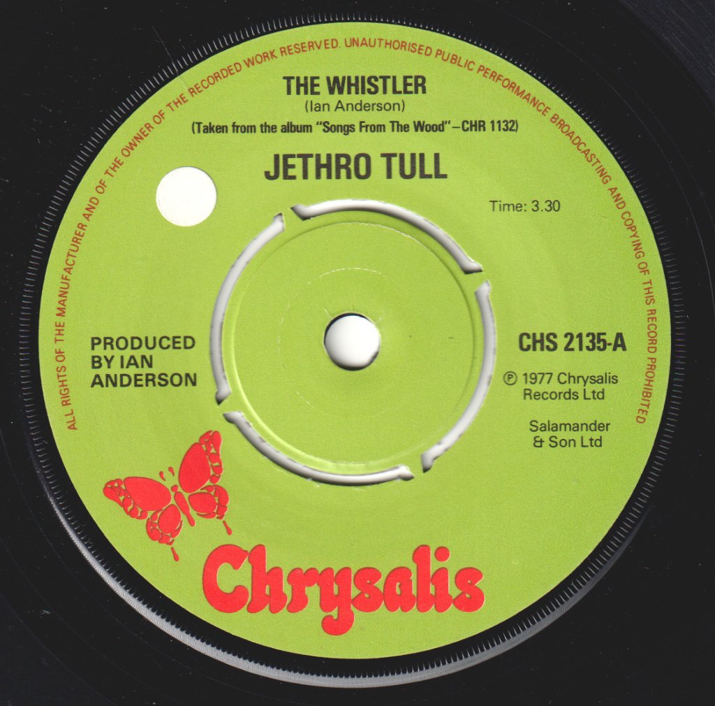 Jethro Tull - Whistler - 7 Inch
