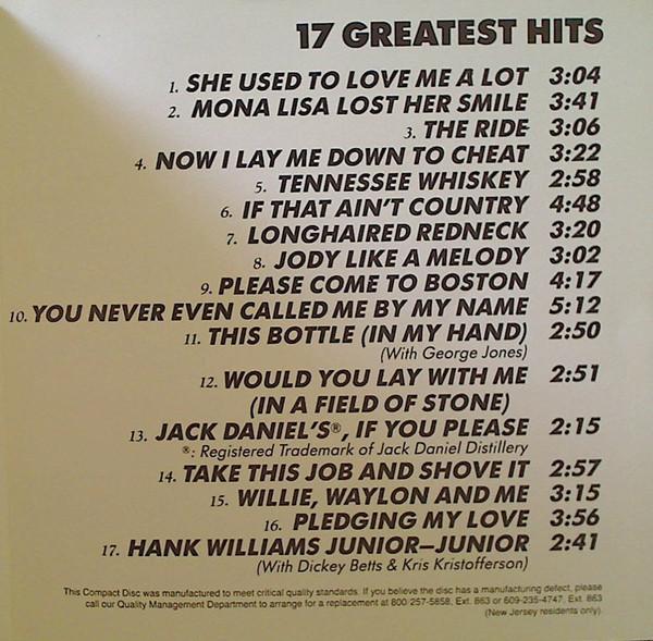 David Allan Coe - 17 Greatest Hits - Cd