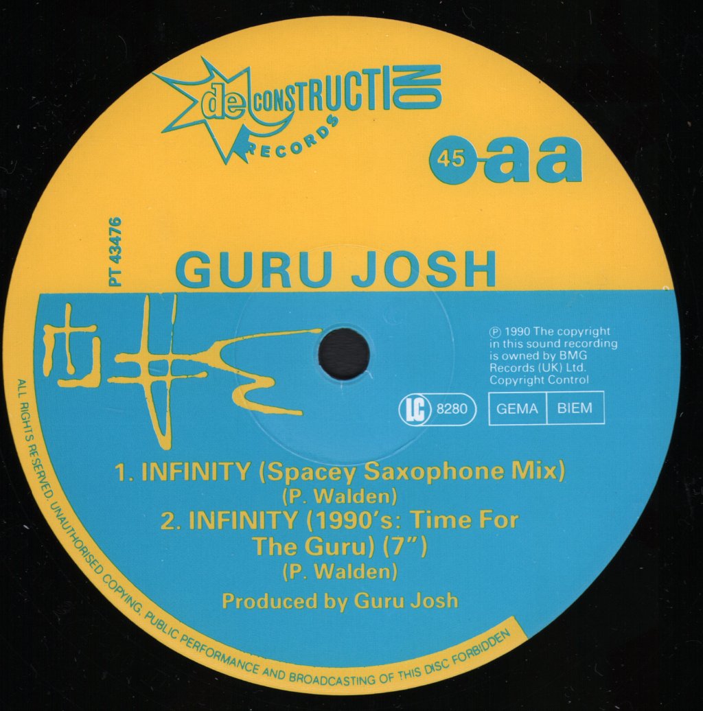 Guru Josh - Infinity - 12 Inch