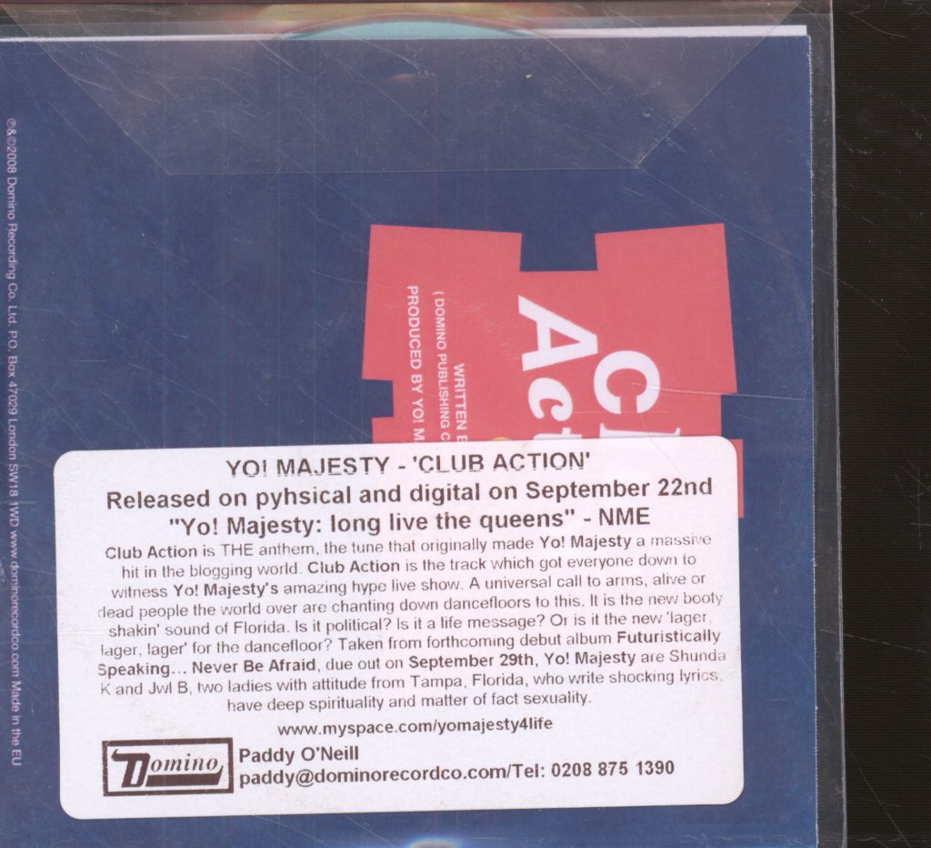 Yo Majesty - Club Action - Cdr