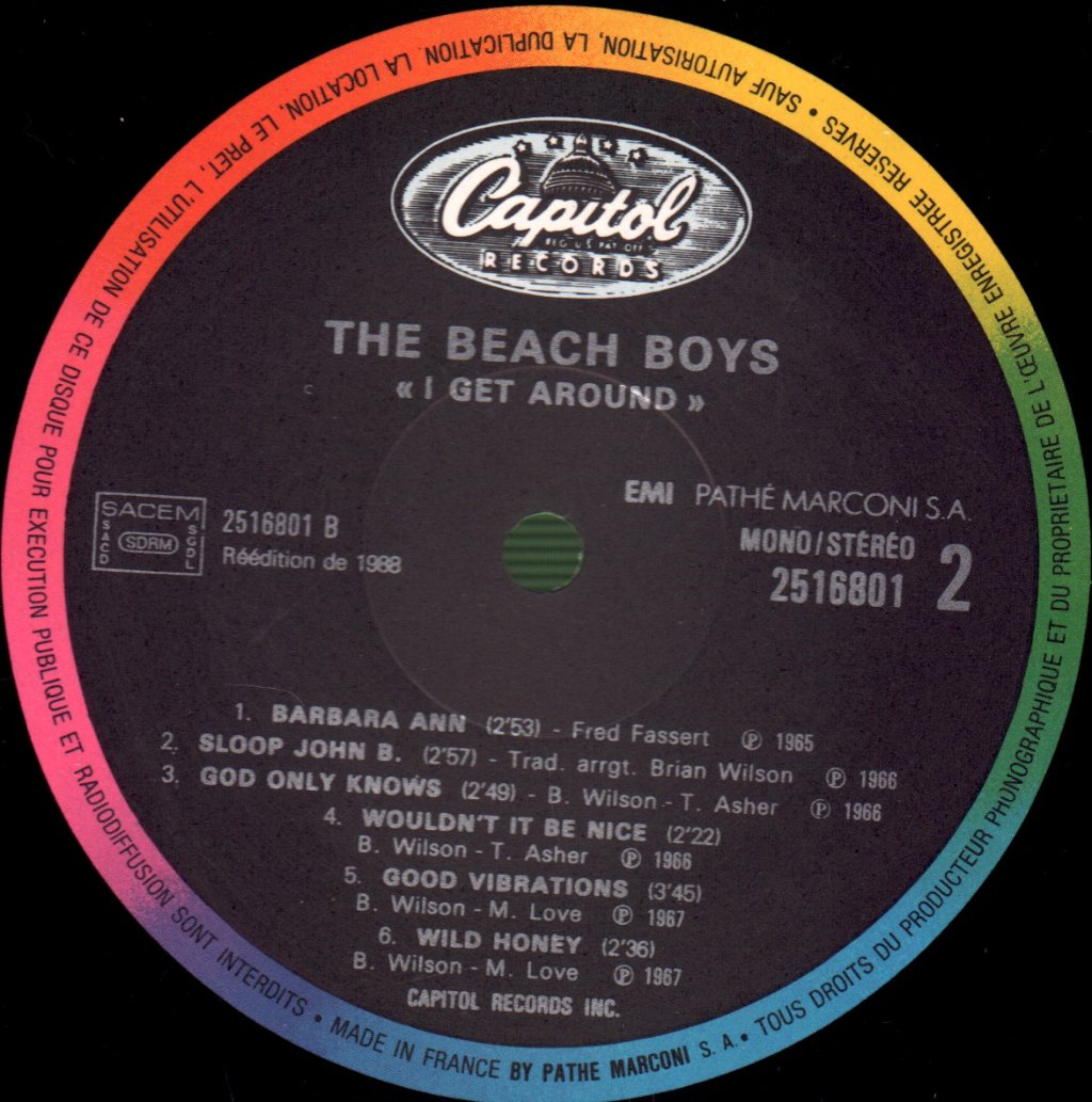 Beach Boys - I Get Around - Double Lp