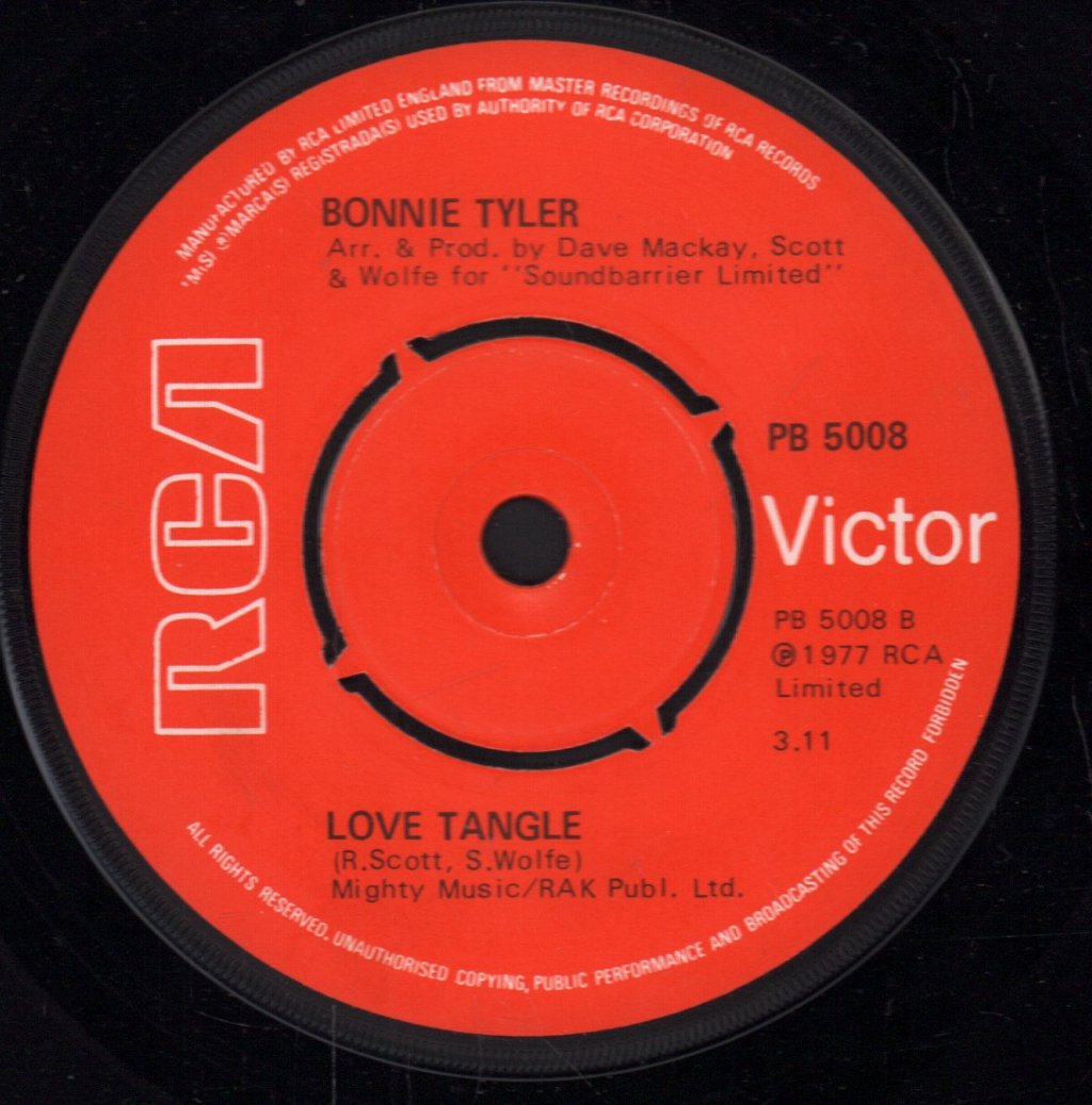 Bonnie Tyler - More Than A Lover - 7 Inch