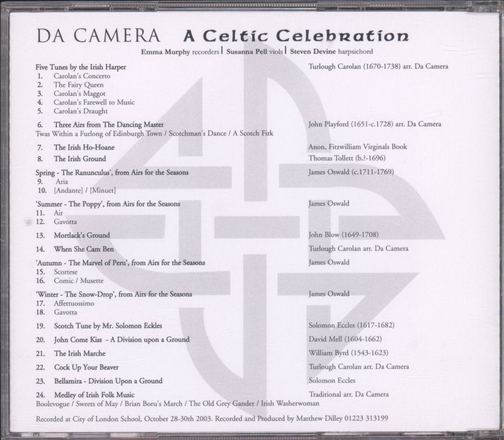 Da Camera - A Celtic Celebration - Cd