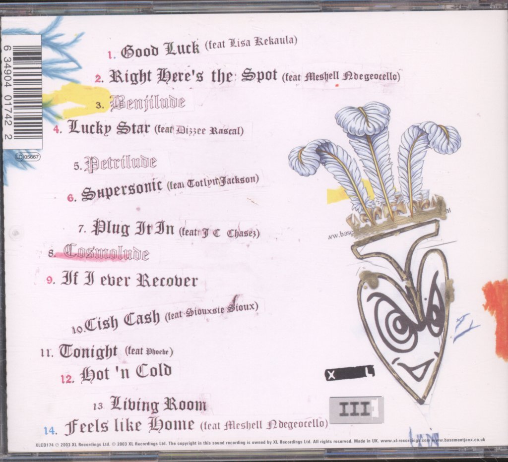 Basement Jaxx - Kish Kash - Cd