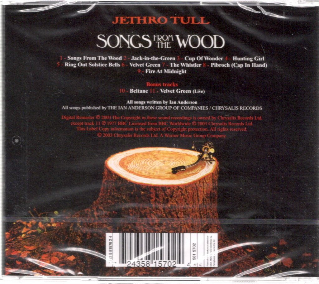 Jethro Tull - Songs From The Wood - Cd