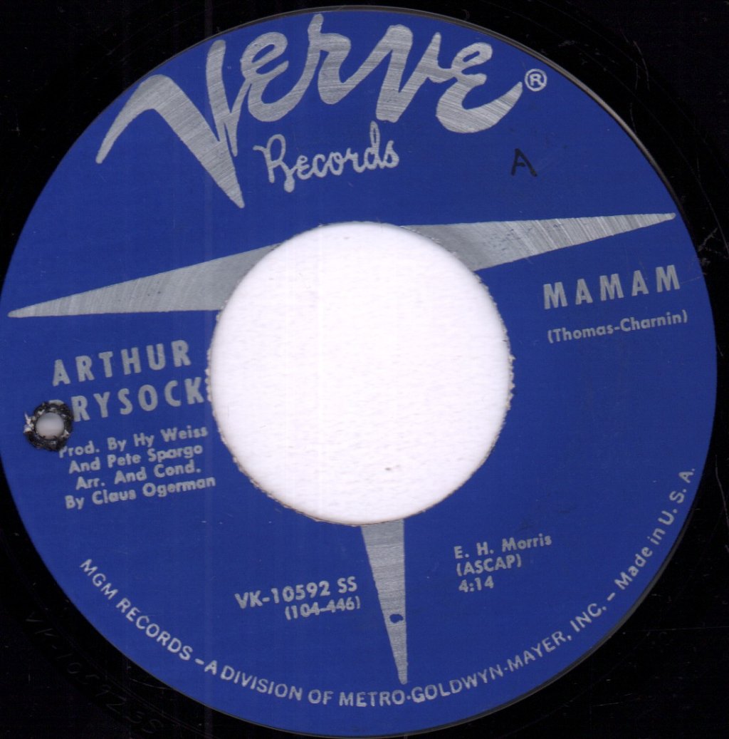 Arthur Prysock - Mamam - 7 Inch