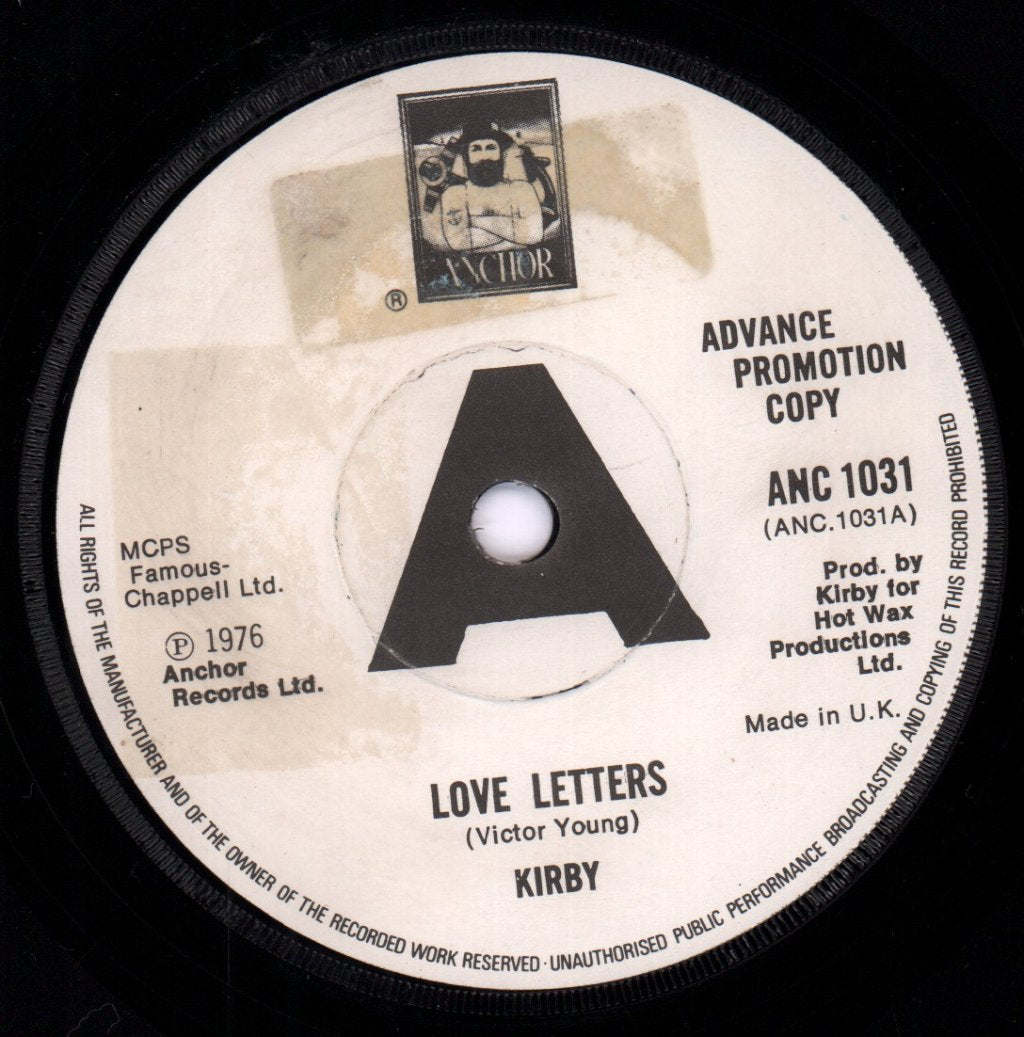 Kirby - Love Letters - 7 Inch