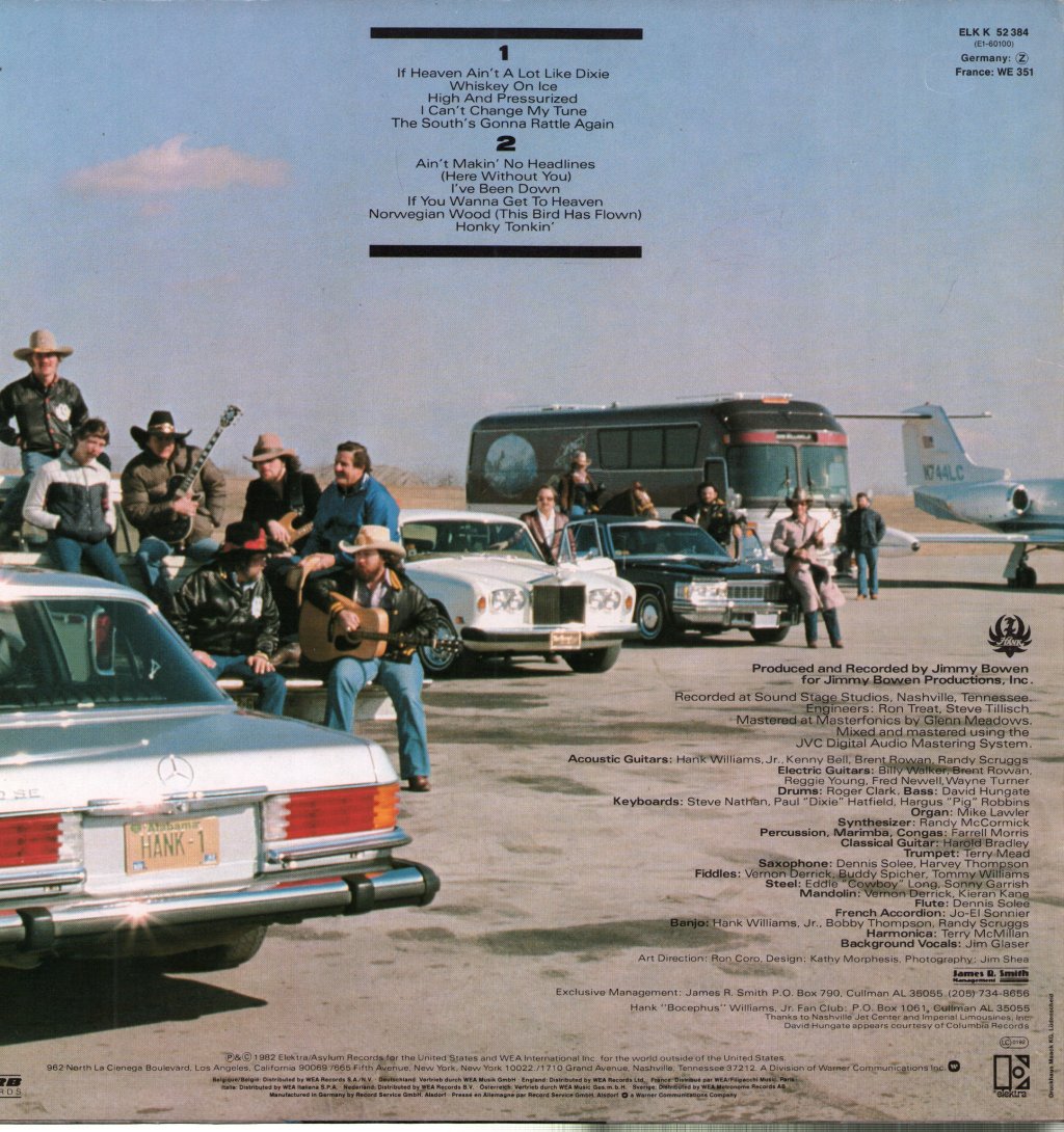 Hank Williams Jr - High Notes - Lp