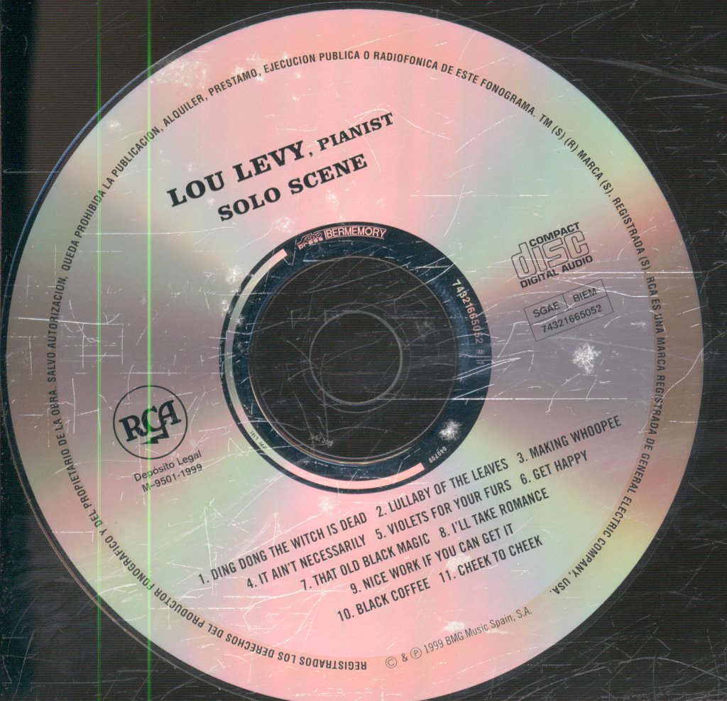 Lou Levy - Solo Scene - Cd