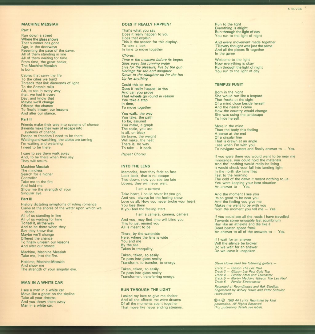 Yes - Drama - Lp