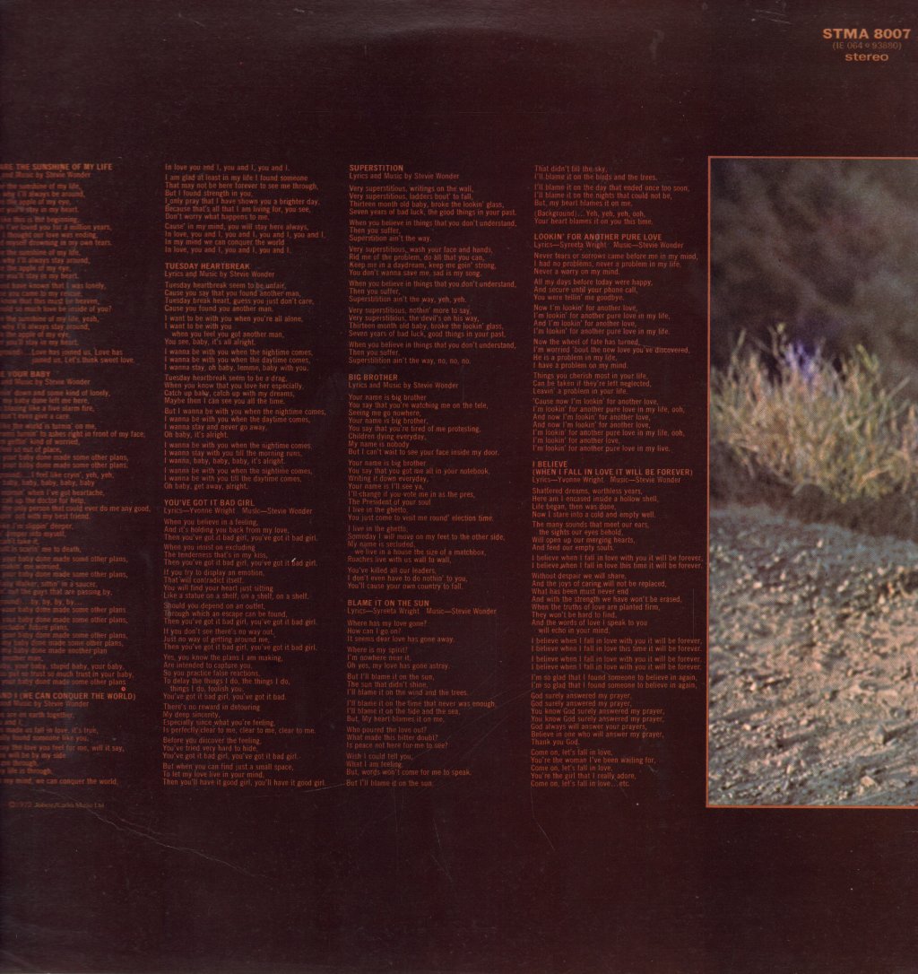 Stevie Wonder - Talking Book - Lp