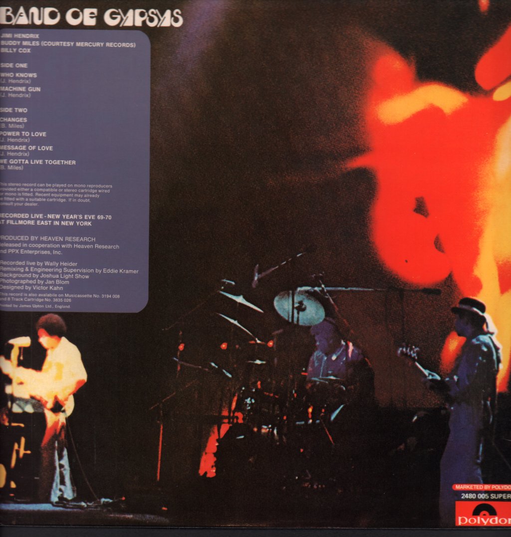 Jimi Hendrix - Band Of Gypsys - Lp