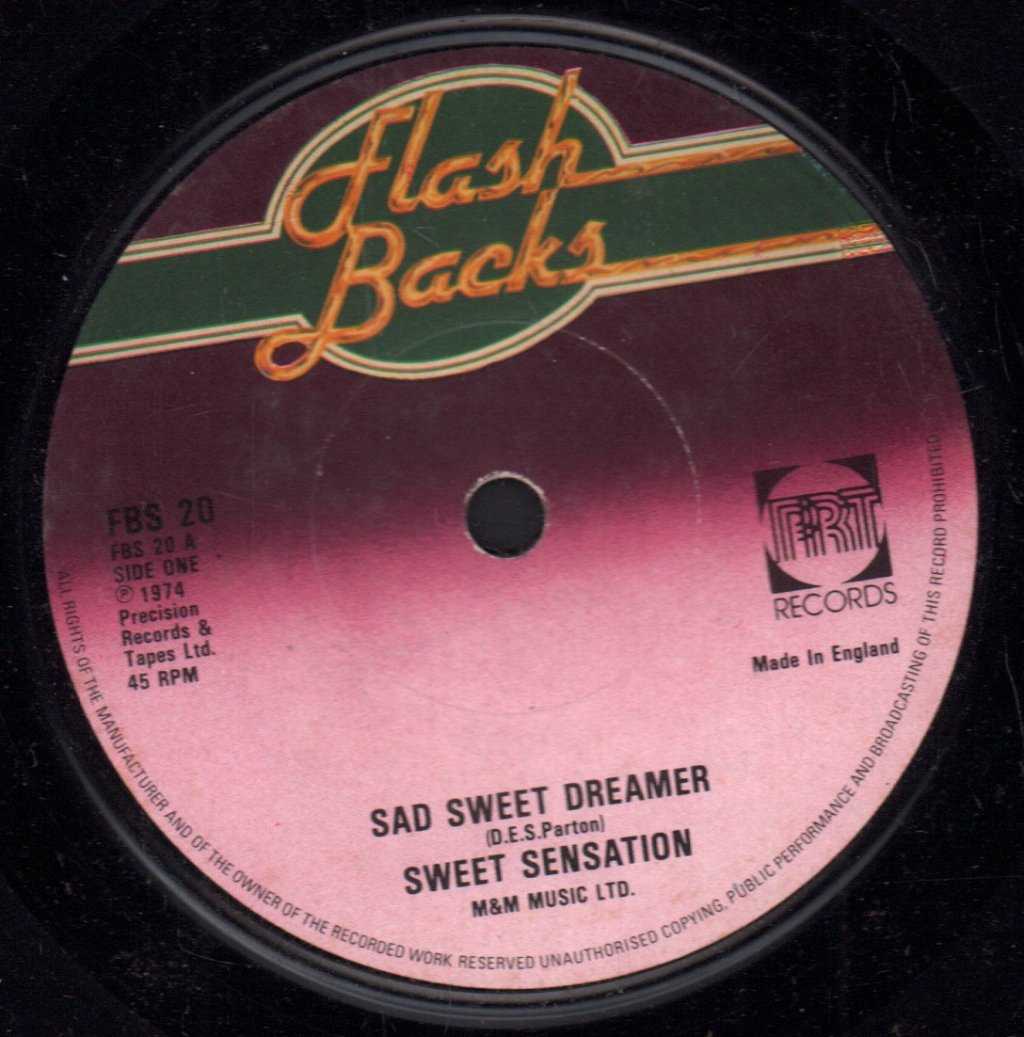 Sweet Sensation / Paper Dolls - Sad Sad Dreamer/Something Here In My Heart - 7 Inch
