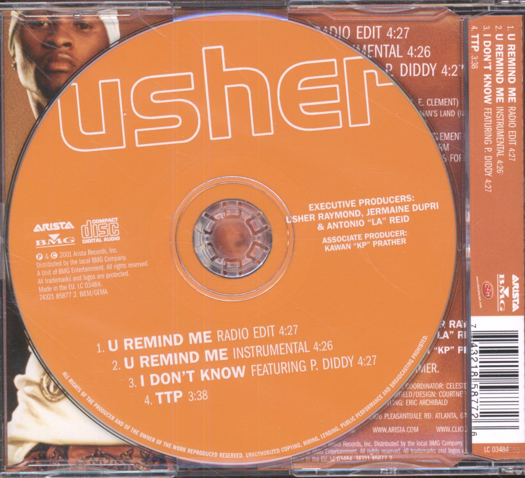 Usher - U Remind Me - Cd