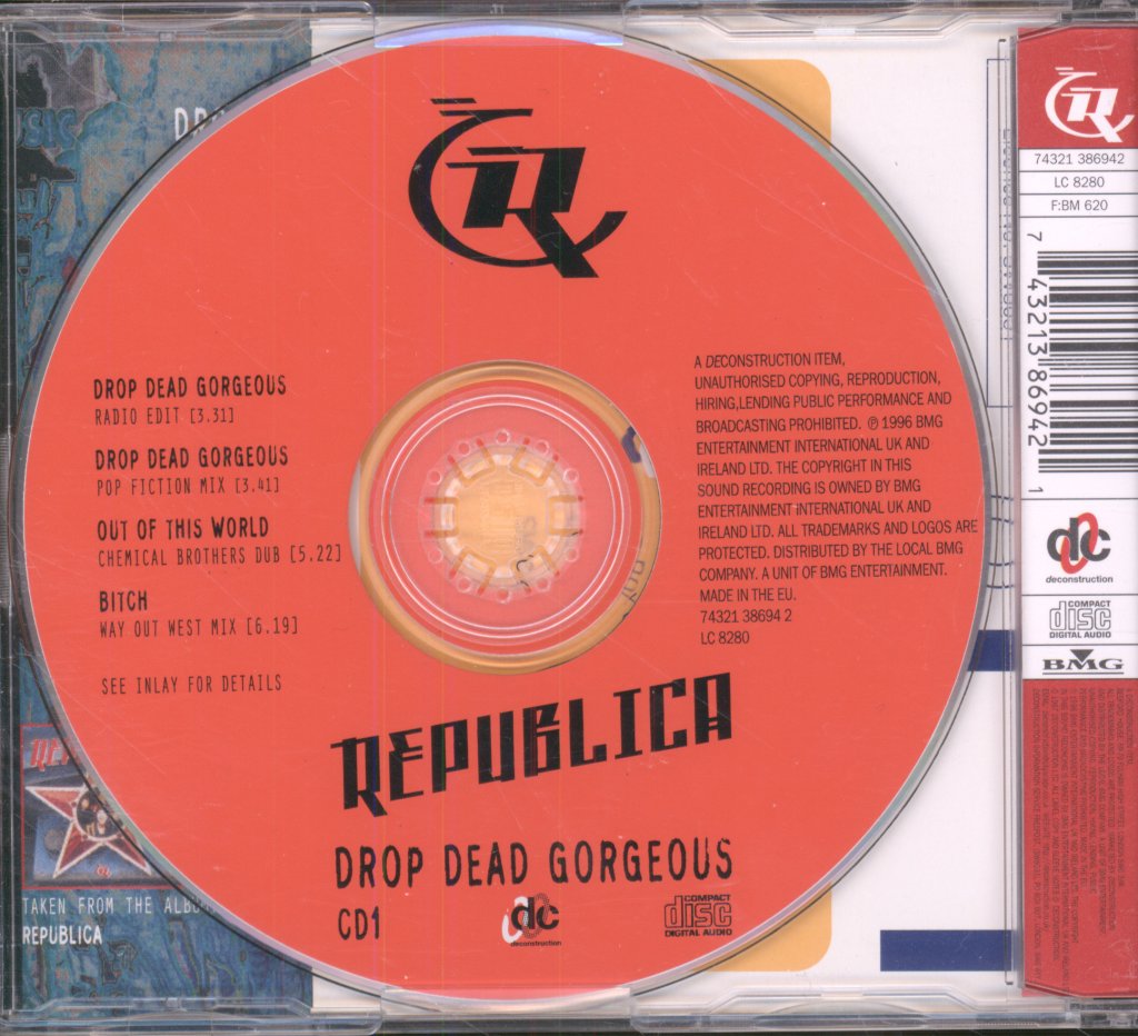 Republica - Drop Dead Gorgeous - Cd