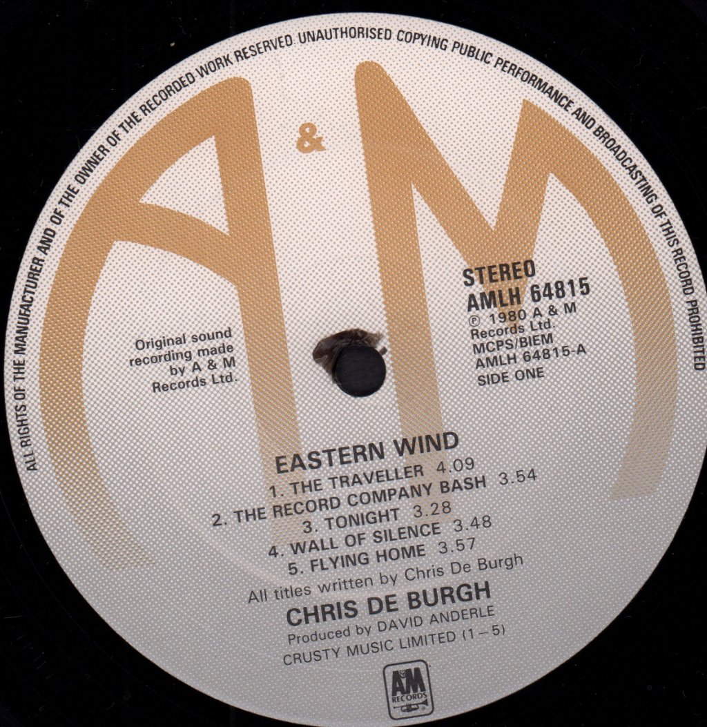 Chris De Burgh - Eastern Wind - Lp
