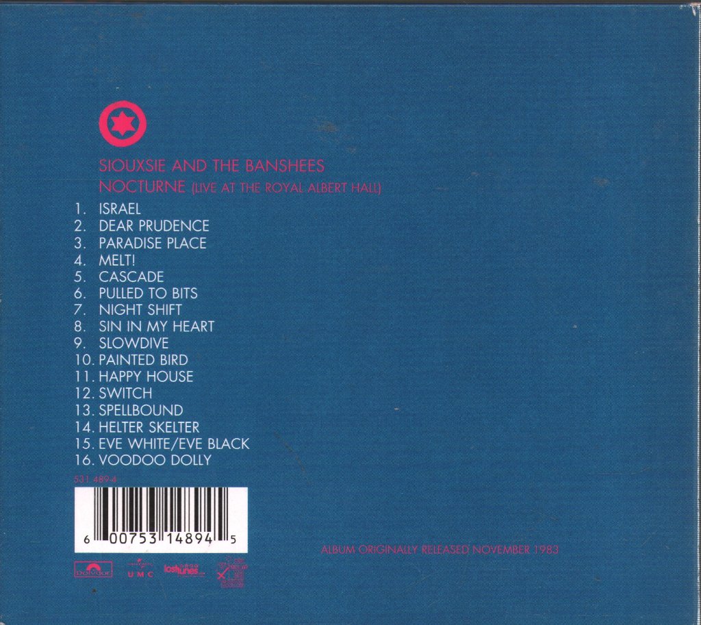 Siouxsie & The Banshees - Nocturne - Cd