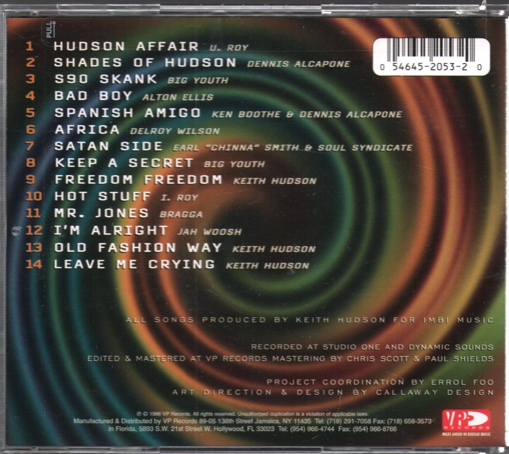 Various Artists - Shades Of Hudson - Cd