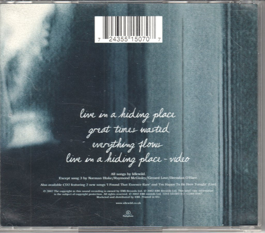 Idlewild - Live In A Hiding Place - Cd