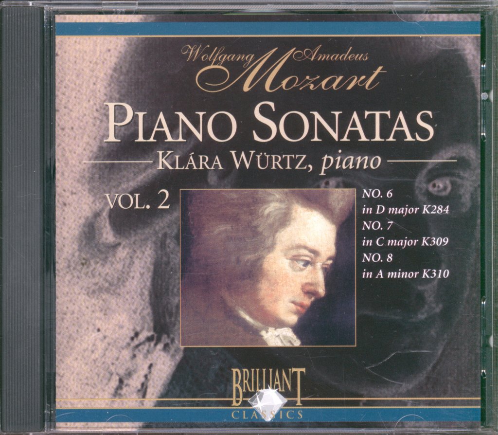 Klára Würtz - Mozart - Piano Sonatas Vol. 2 - Cd