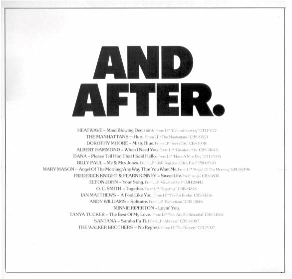 Various Artists - Disco And After - Double Lp