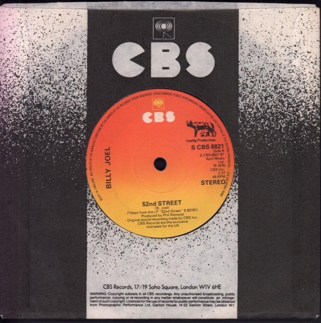 Billy Joel - My Life - 7 Inch